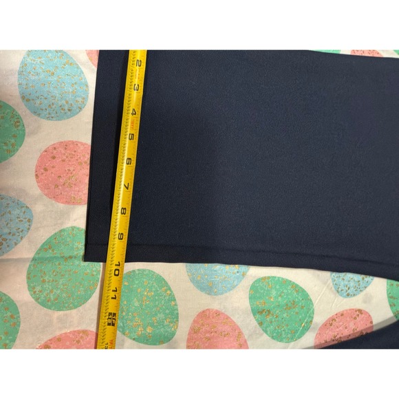 Alfred Dunner Navy Blue Elastic Waist Pull On Pants Petite 18P Straight Leg - Picture 3 of 8